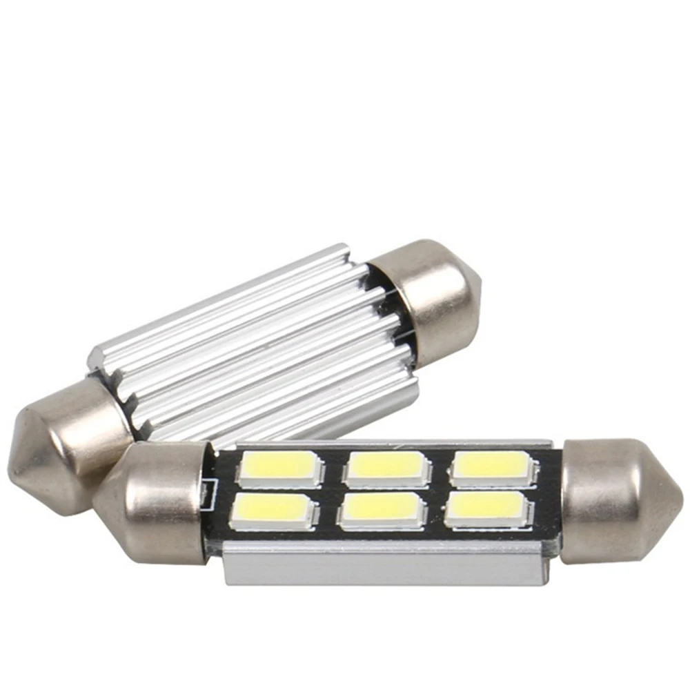 YSY 2 шт. Canbus купольная гирлянда 6SMD 5630 LED 39 мм 12 В C5W светодиодная для дорожек