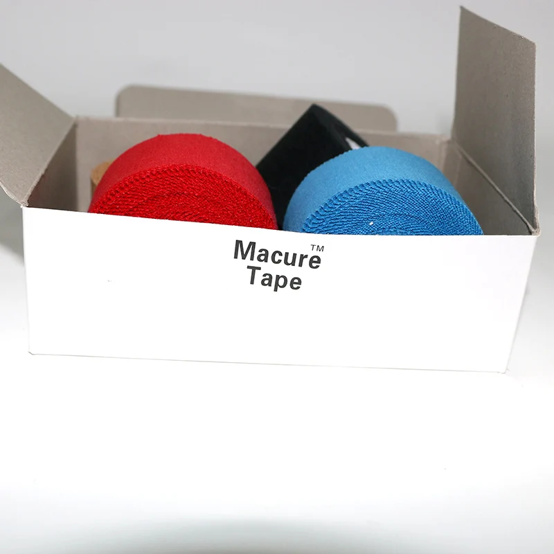 Macure лента 3,8 см x 10 М Радуга хлопковая спортивная лента красочные кроссовки обвязки без эластичности ленты протекторы для пальцев для баскетбола лента обтекателя