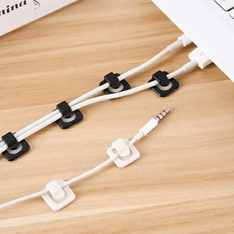 18 шт. стационарные настольные сетевые кабели зажим USB шнур Органайзер