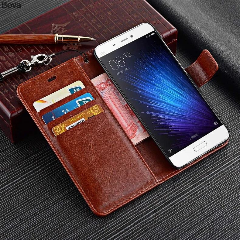 Xiaomi Mi5 Pro чехол с держателем для карт Miui5 кожаный телефона кошелек откидная крышка