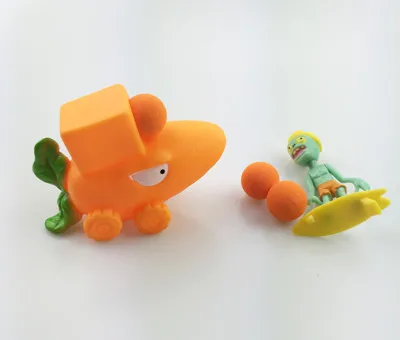 2 PVZ Растения против Зомби Peashooter ПВХ фигурка модель игрушки подарки игрушки для детей высококачественные игрушки, в OPP пакете - Цвет: 2