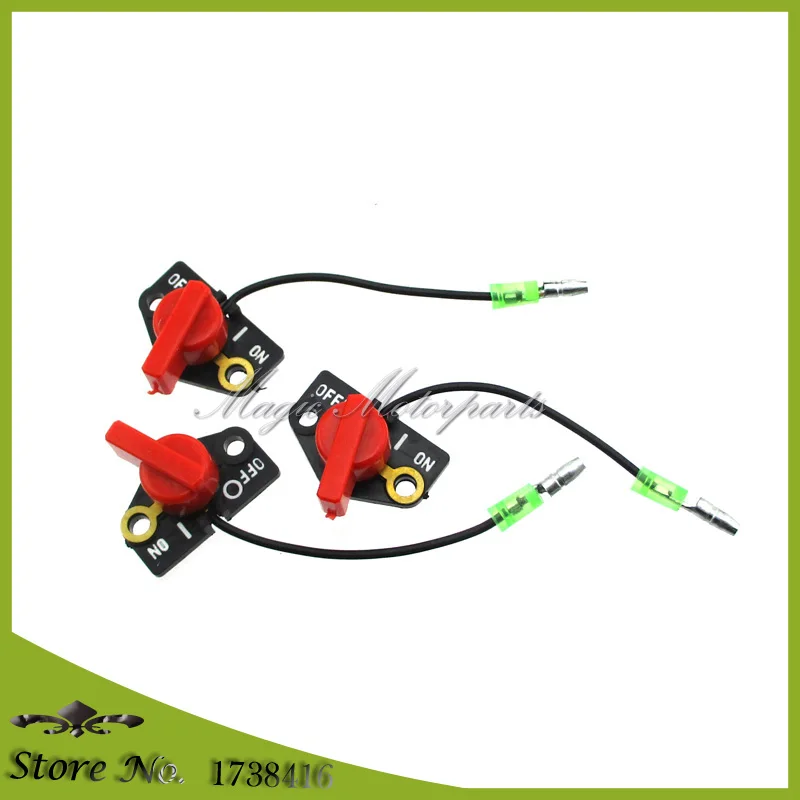 3 шт. переключатель остановки двигателя для SUBARU ROBIN EY15 EY20 EY28 EY27 EX13 EX17 EX21 EX27 EX30 EX35 EX40