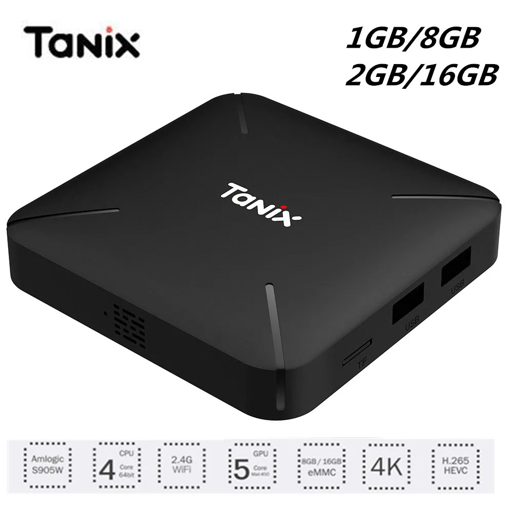 Tanix TX3 мини L ТВ Box Amlogic S905W Android 7 1 ГБ Оперативная память + 8 Встроенная память/2