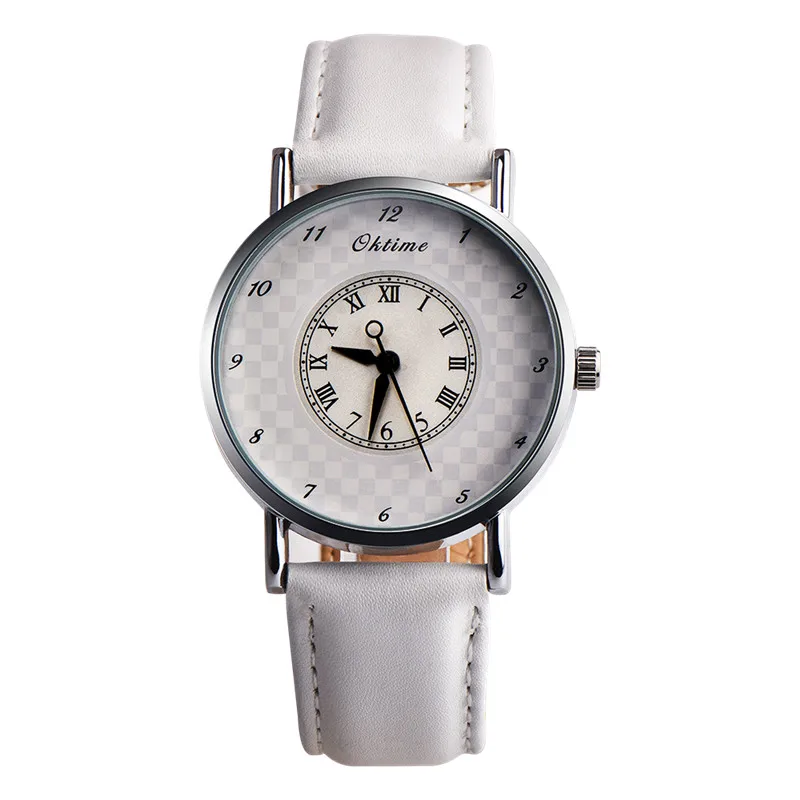 Кварцевые наручные часы OKTIME модные простые мужские и женские повседневные на