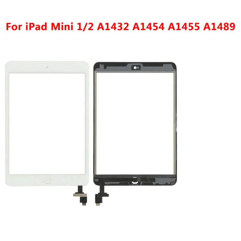OEM качественный сенсорный экран дигитайзер кнопка Home IC клей для iPad mini 1 2|ЖК-экраны