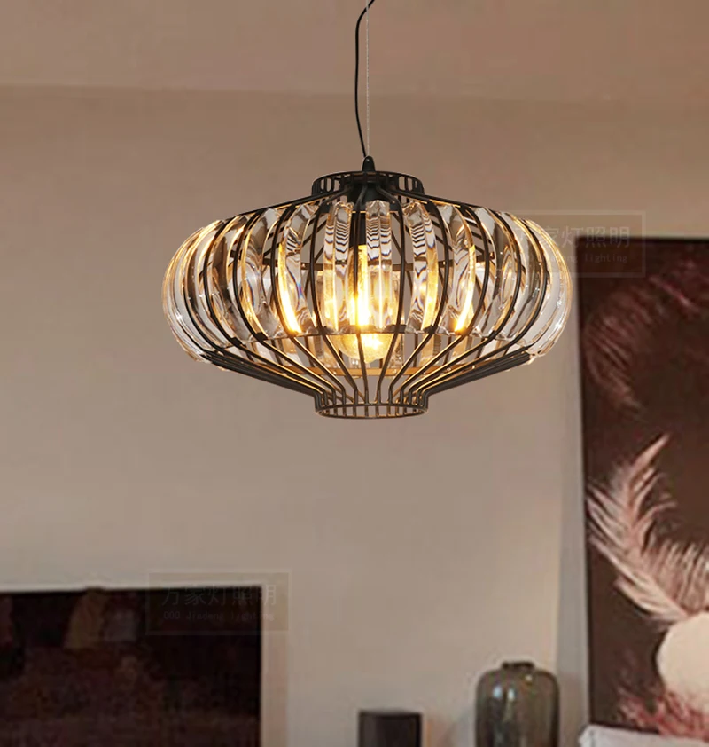 Beste Luxe Vintage Loft K9 Kristallen Hanglamp Eenvoudige Kroonluchter Cafe Bar Eetkamer Winkel Restaurant Slaapkamer Droplight