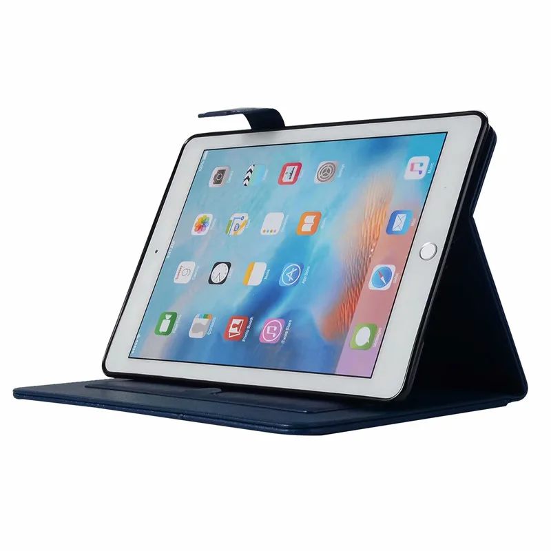 Чехол для ipad 5 6 pro 9.7' Премиум PU кожа бизнес Фолио подставка карман авто