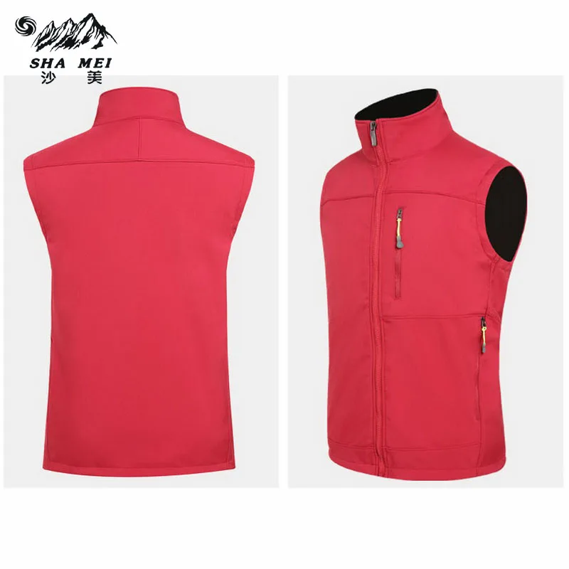 Мужской и Женский походный жилет куртки без рукавов для путешествий флисовые