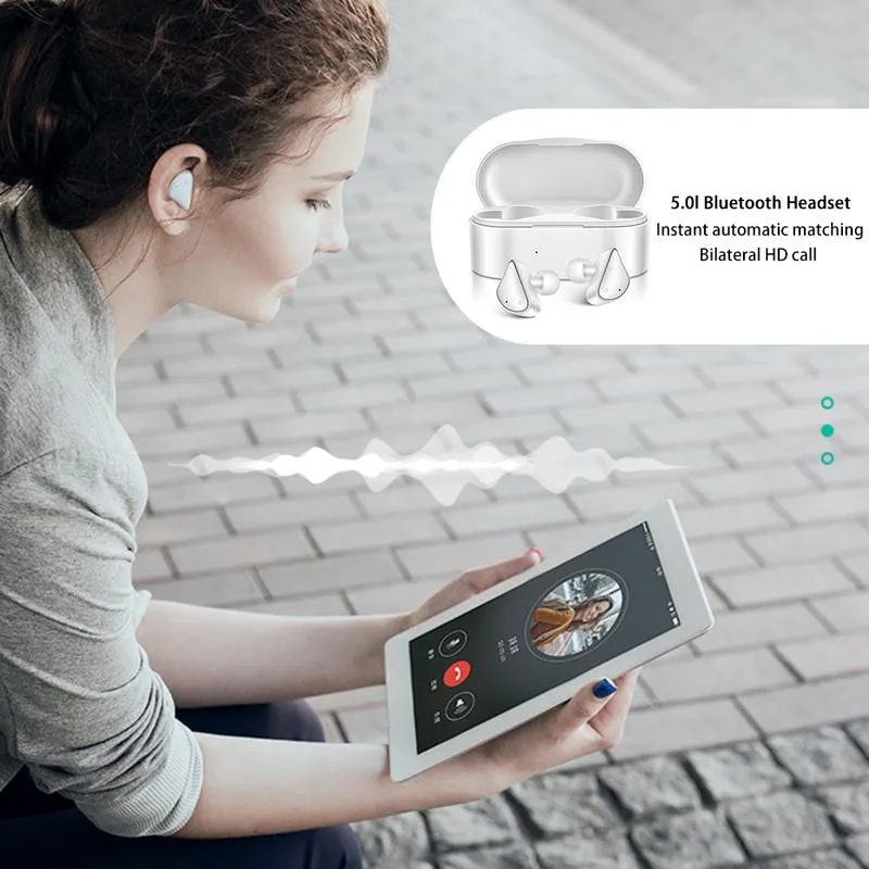 D011 мини TWS Беспроводные Bluetooth 5 0 наушники спортивные водонепроницаемые 3D стерео