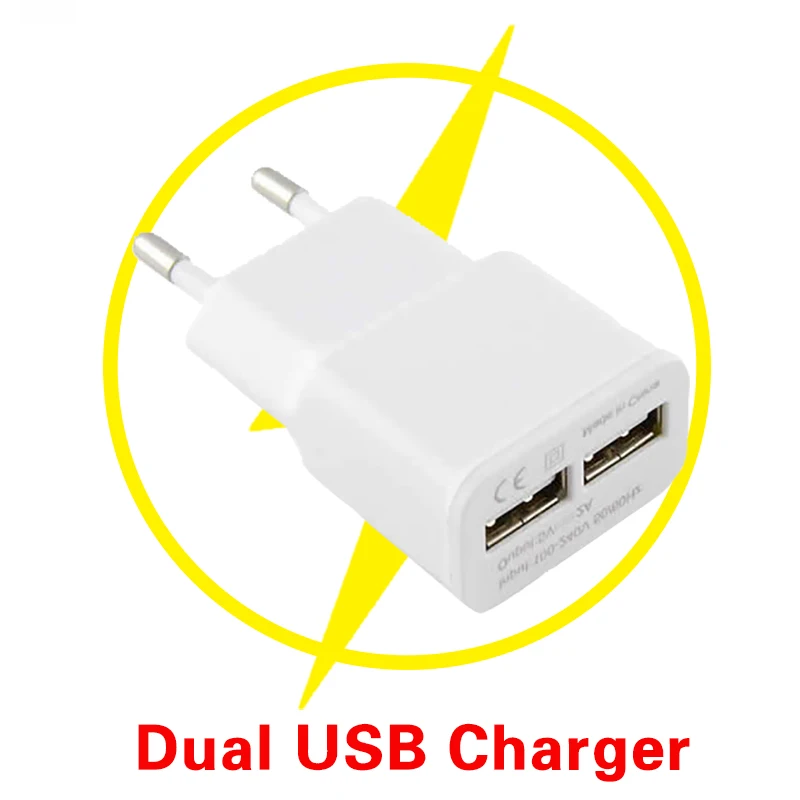 Зарядное устройство для путешествий, EU Duaxl, USB, 5 В, 2 А, адаптер, настенное зарядное устройство, устройство для мобильного телефона, микро Зарядка данных для iPhone 8/X, iPad, xiaomi, phon