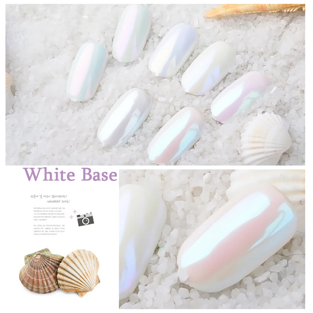 Зеркальный хромированный порошок для ногтей 7 шт. блестящий блестки блёстки УФ