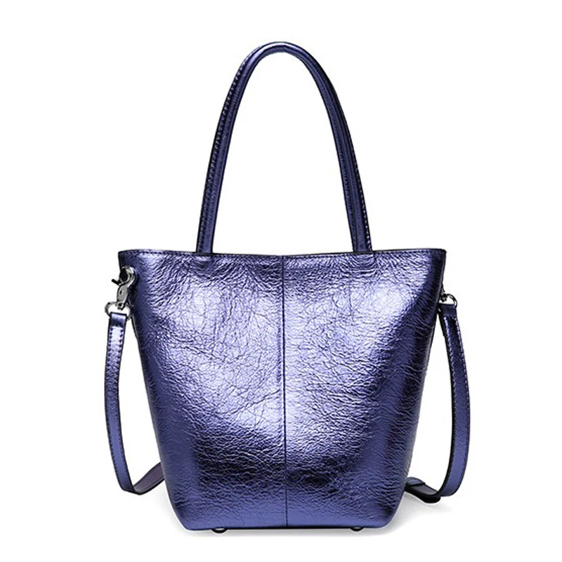 Женская сумка из натуральной кожи Большая вместительная на плечо с