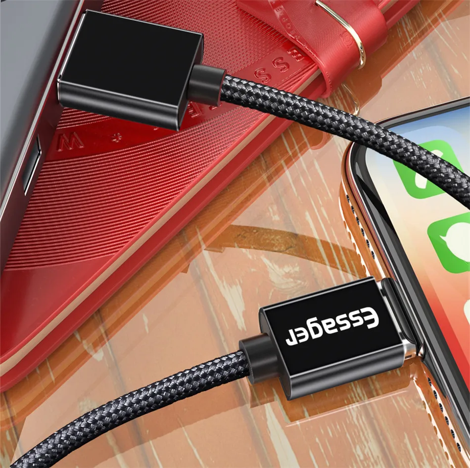 Магнитный кабель Essager Micro USB для Xiaomi Mi9 samsung S10 9 8 type C магнитное зарядное устройство USB адаптер type C кабели для мобильных телефонов