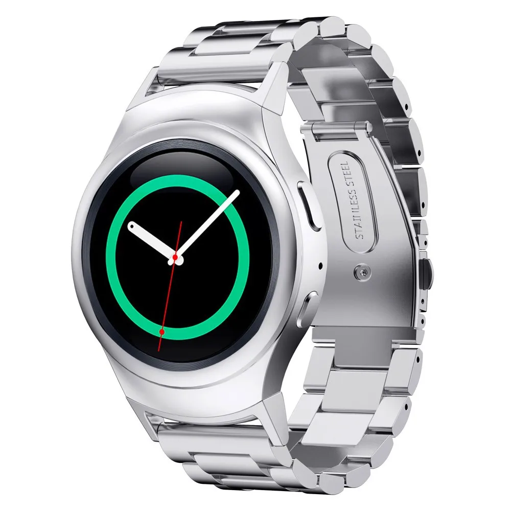 Ремешок для часов из нержавеющей стали с адаптером для samsung gear S2 RM-720 Soprt ремешок для samsung gear S2 SM-R720 band