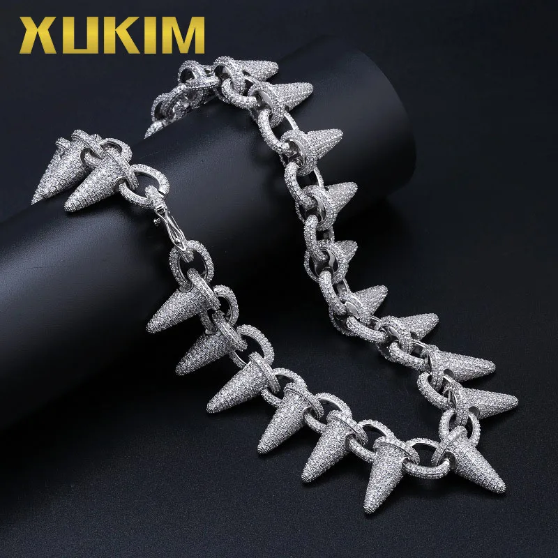 Ювелирные изделия Xukim серебряные белые золотые фианиты класса ААА сверкающие