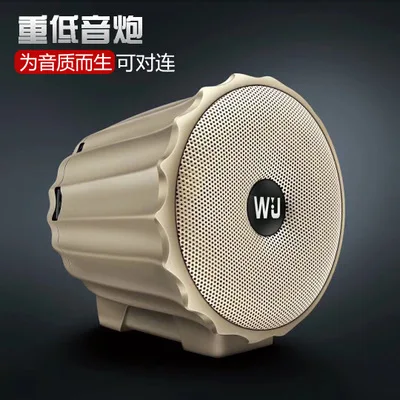 Беспроводные Bluetooth подключенные колонки одна и две пары сабвуфера двухканальный