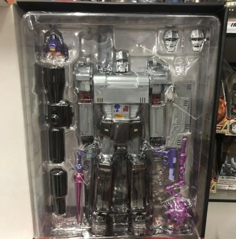 Wei jiang MPP36 adamantine Megatrons день макгоден пистолет Модель винтовки с NE01 ПВХ фигурка Модель Детские куклы игрушки