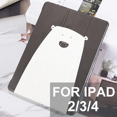C2 For iPad 2 3 4 Чехол для нового iPad 9,7 дюймов Прекрасный морская выдра окрашенные Стенд задняя крышка для iPad 2/3/4 Mini 5 флип противоударный Fundas Capa - Цвет: C2 For iPad 2 3 4