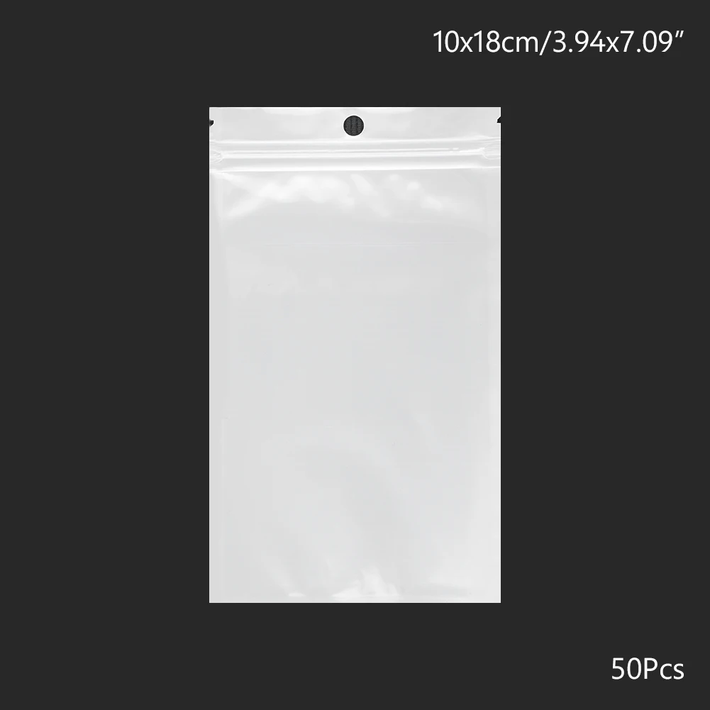 Цвет: желтый 50PCS 100PCS White Clear Self Seal Zipper Plastic Retail Packaging Poly Pouches Ziplock Zip Lock Bags Package With Hang Hole - Цвет: Цвет: желтый