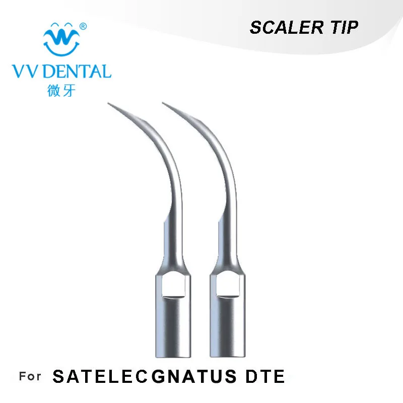 

2pcs GD6 dental equipment ultrasonic scaler tip for teeth whitening for SATELEC DTE handpiece scaler