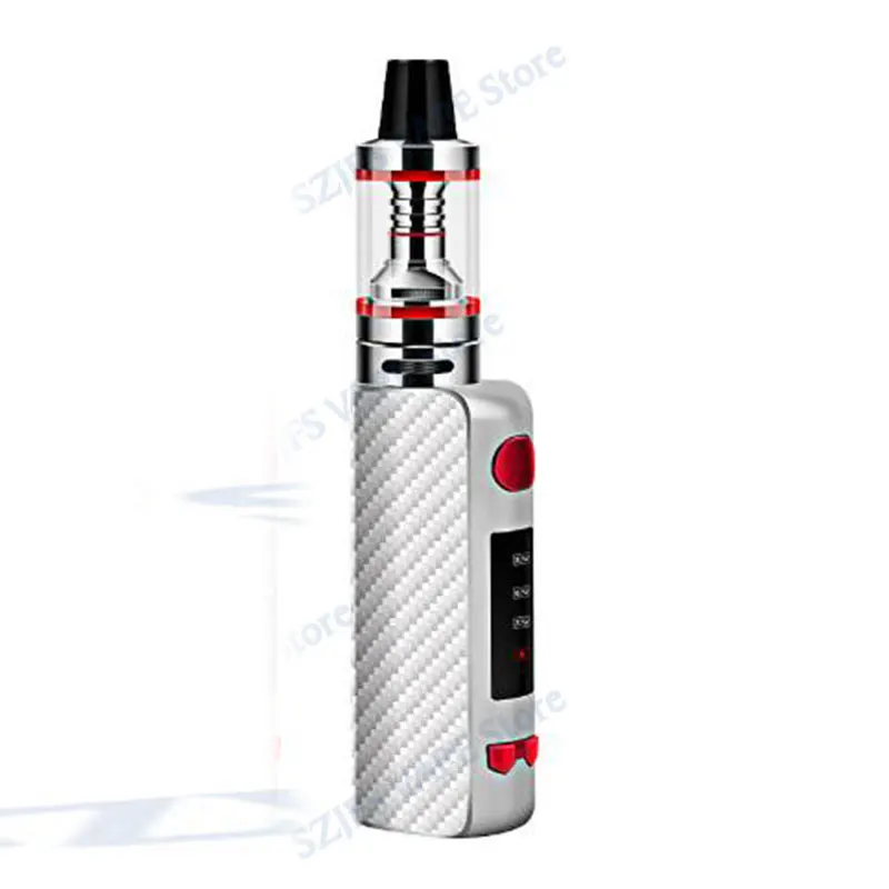 TXW 80w kit white Электронная сигарета JSLD 80 Вт комплект vape встроенный аккумулятор 2000 мАч коробка мод Большой дым паровой vape комплект VS TXW 80 Вт электронная сигарета - Цвет: TXW 80w kit white
