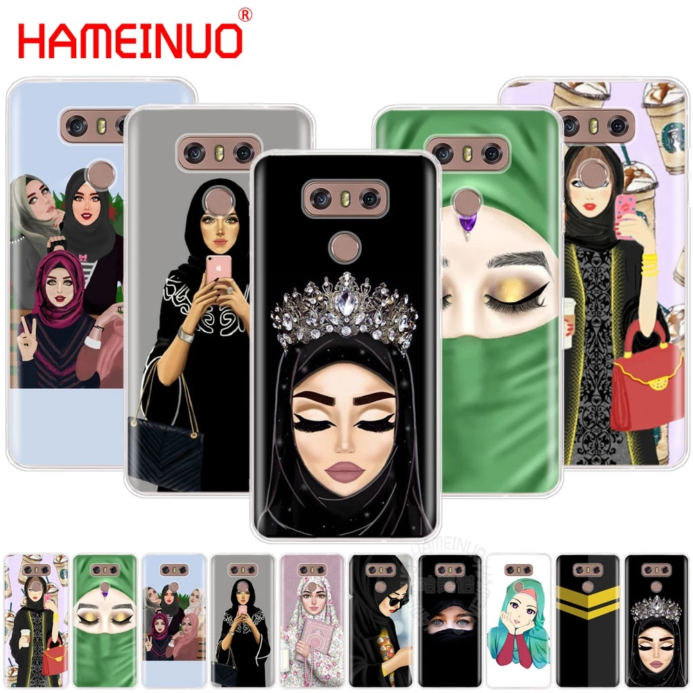 Hijab красивый мусульманский женский чехол для телефона LG Q6 G6 MINI G5 K10 M250N 2017 2016 X POWER 2