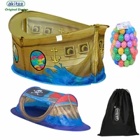 akitoo 127 2 types childrens tent indoor large game ship princess baby big house ocean ball pool outdoor garden education tent