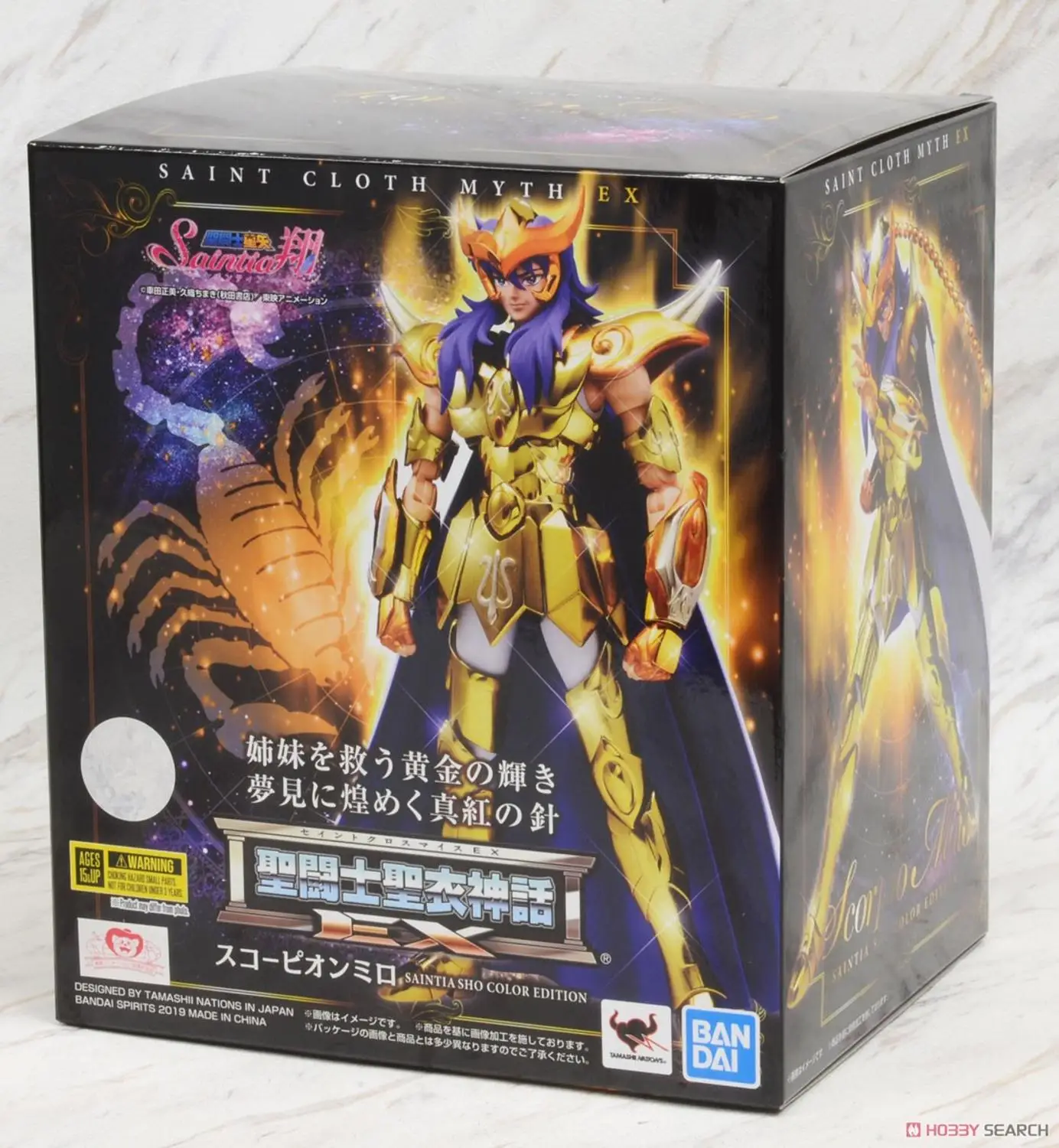 

Original Bandai Action Figure Saint Seiya Saintia Shoko Scorpius Milo Action Figure Model Toys Saint Pegasus Figure