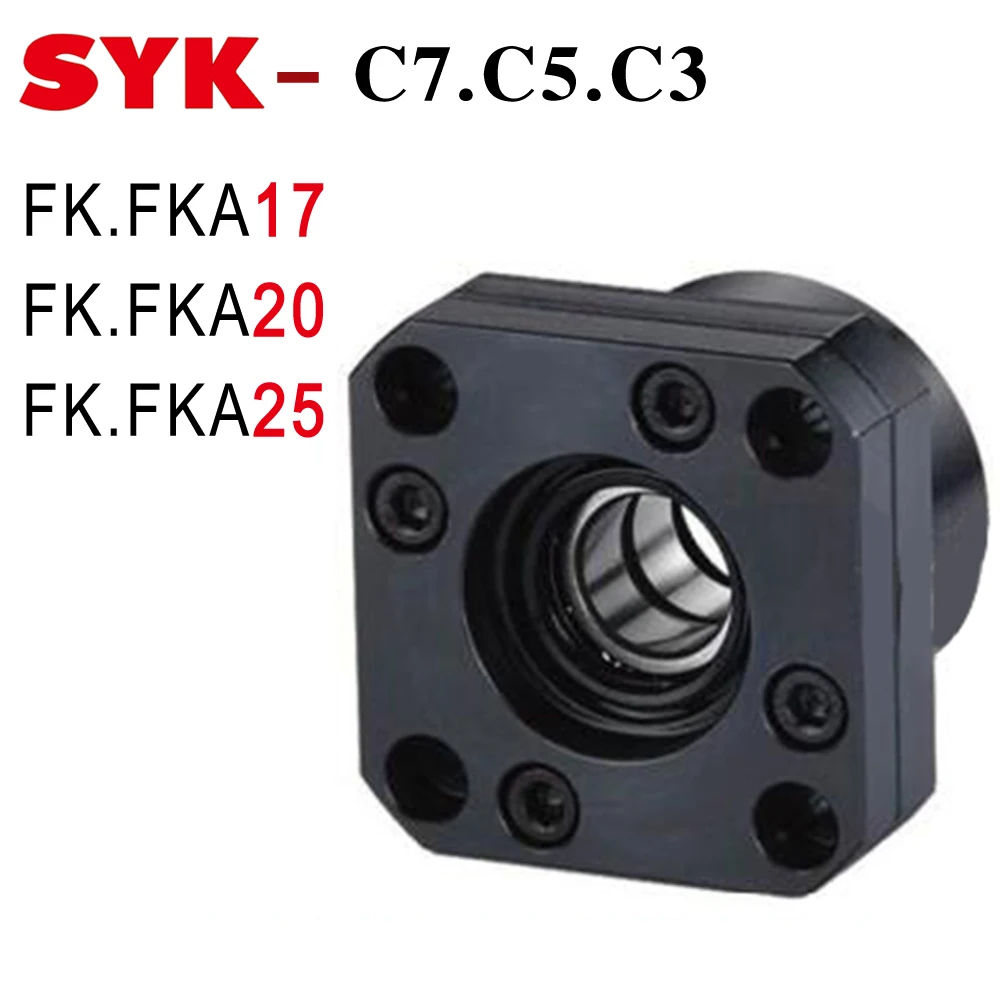 Блок опоры двигателя SYK C3 FK17 C7 FKA20 FK20 C5 FK25 Корпус гайки для шарового винта SFU 2505