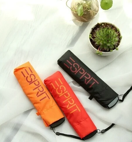 Новинка! Горячая Распродажа плоский светильник ESPRIT три складных зонта/карманный