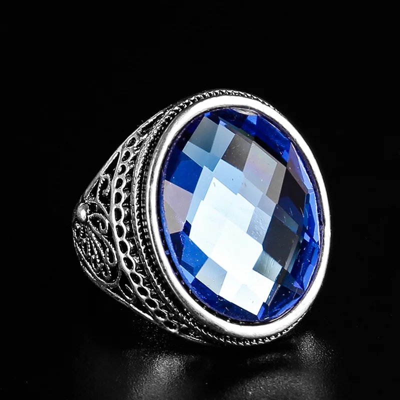 New Arrival Water Glass Ring Precious Stone Plated Elegant High Quality Fashion Finger Women‘s Rings | Украшения и аксессуары