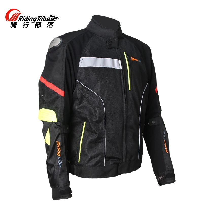 Titanium Motorcycle Jacket Locomotive Drop Mesh Waterproof Liner 4 Seasons Racing Motorbike Jackets Gear protectors Clothing|motorbike