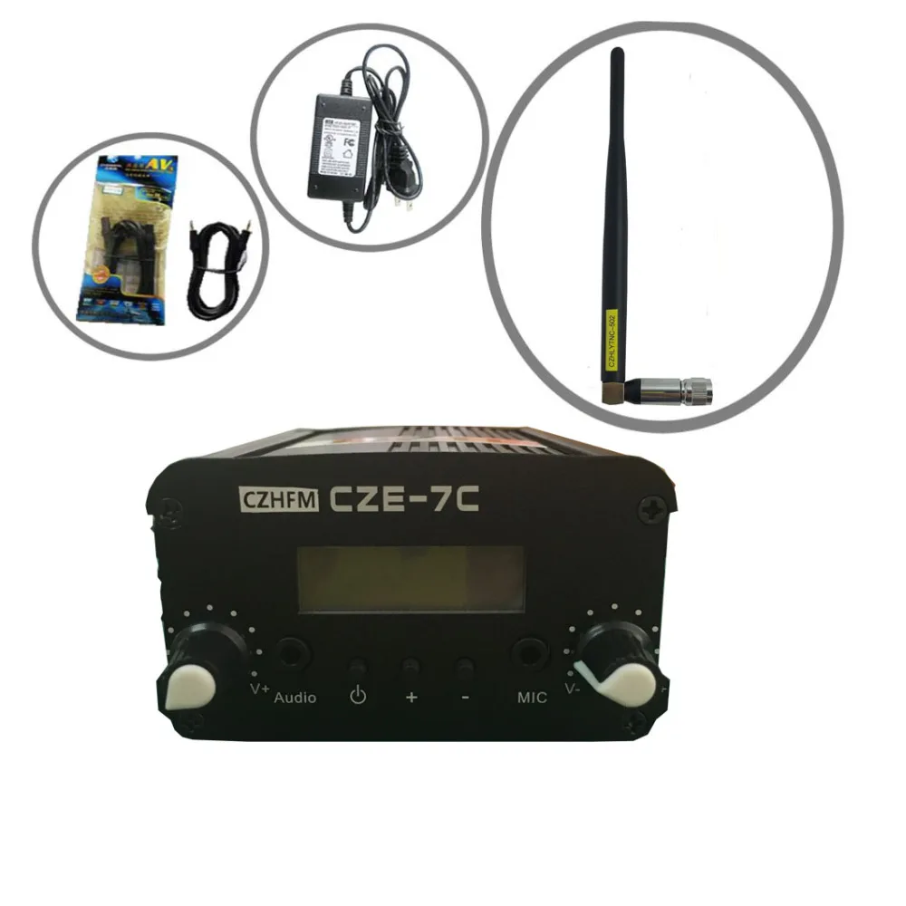 czh 5c 5w v5.0 pll fm стерео передатчик бесплатная доставка|broadcast transmitter|fm transmitter 7wfm stereo