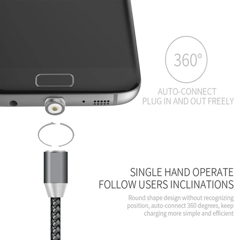 Магнитное зарядное устройство Micro USB кабель для Android сотового телефона для huawei Y7 P Smart Honor 8X 8A 8S P8 Lite для Xiaomi power Bank