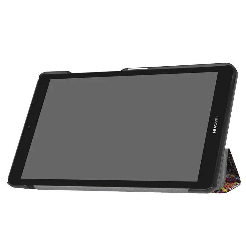 Модный чехол для девочек huawei MediaPad T3 7,0 BG2-W09, смарт-чехол из искусственной кожи, чехол для планшета Honor Play Pad 2 7,0, кожа+ пленка+ ручка