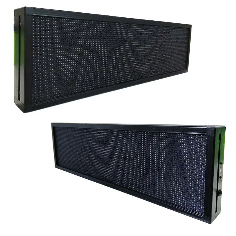 RGB полноцветный P5 комнатный светодиодный знак сообщения движущаяся прокрутка