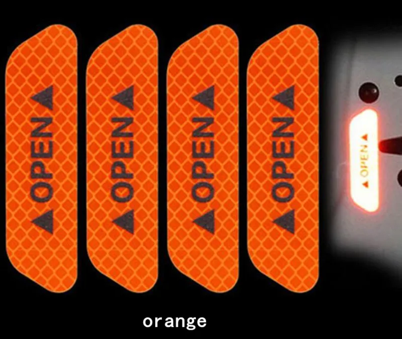 4 шт. светоотражающие полосы Предупреждение дверей автомобиля | Автомобили и