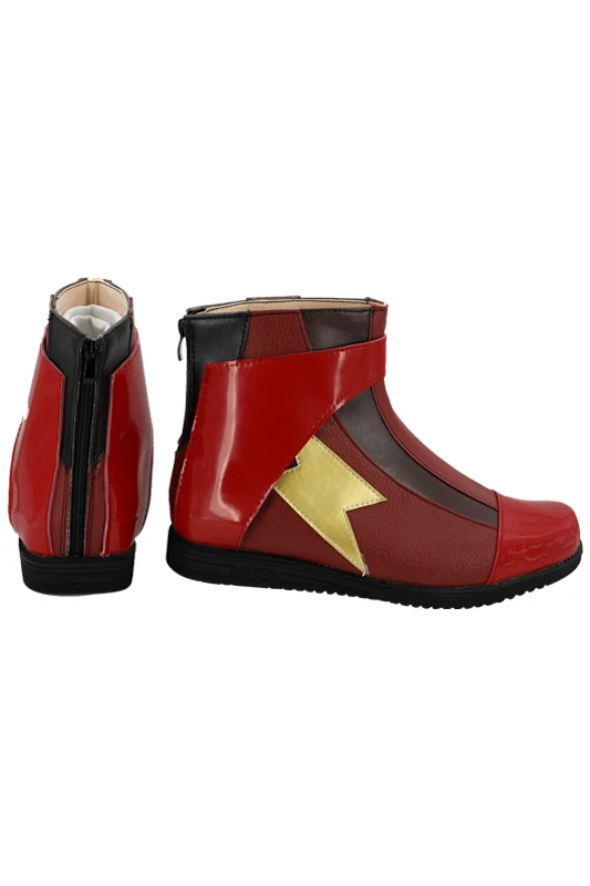Ботинки Flash Shoes для Хэллоуина Костюмные ботинки косплея обувь европейского