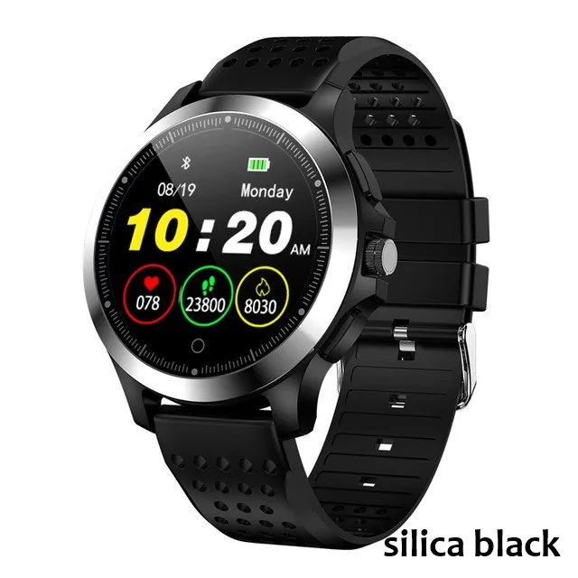 Greentiger W8 Смарт-часы ECG+ PPG монитор сердечного ритма фитнес-трекер Водонепроницаемый Bluetooth спортивные умные часы для мужчин и женщин VS L5 L7 - Цвет: silica black