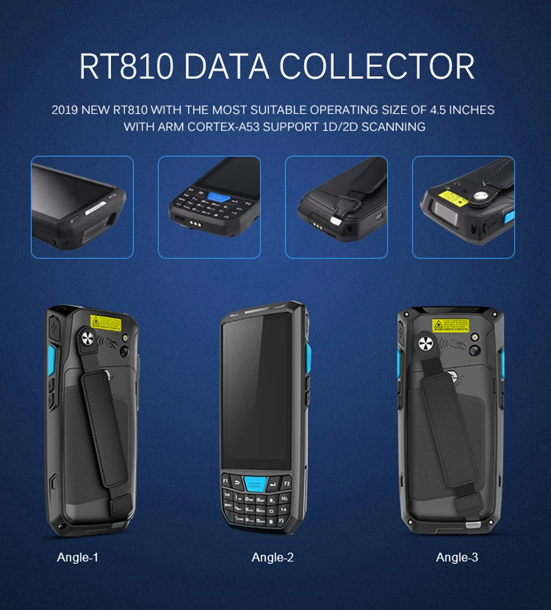 4G Портативный КПК android 7,0 POS терминал сенсорный экран NFC считыватель Беспроводной Wi-Fi и bluetooth-адаптер gps 2D сканер штрих-кодов