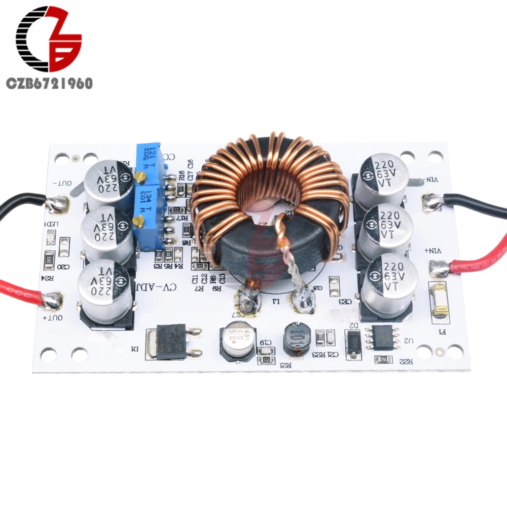 600W 10A DC-DC шаг повышающий преобразователь модуль 12V 24V 36V 48V Питание трансформатор 10 в-60 в до 12 в-60 в Напряжение регулятор