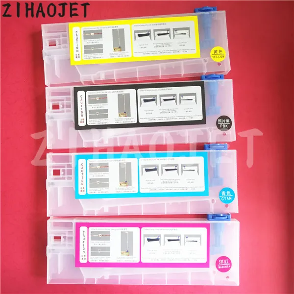 Пластиковый чернильный картридж для Широкоформатного Принтера 220 мл CMYK