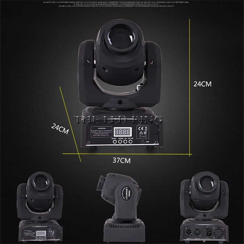 60 Вт Светодиодный точечный движущийся головной светильник мини 90 с чехлом f