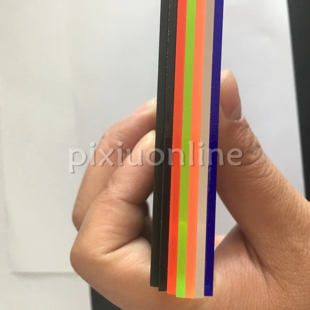 J583 15*15*0 23 см 7 цветов цветная прозрачная акриловая пластина Perspex листовая
