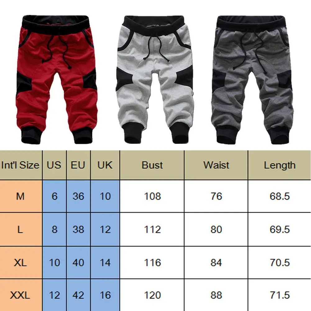 

HOT 2020 Outdoor Summer wear Elastic Italy's digital printing design GYM Sport Jogging Capri pants male Running trousers