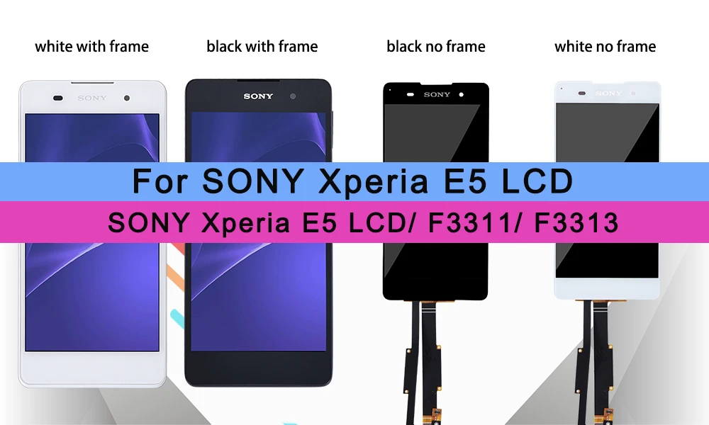 ЖК-дисплей для SONY Xperia E5, сенсорный экран, дигитайзер, Замена для SONY Xperia E5 lcd F3311 F3313