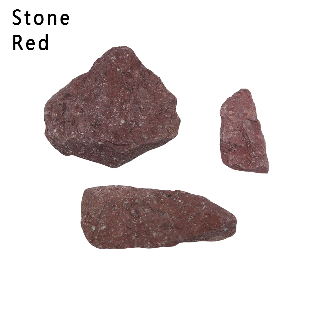 stone red Миниатюрные каменные миниатюры Террариум орнамент микро пейзаж садовое украшение аквариум с песком фонтаном Статуэтка DIY Аксессуары - Color: stone red