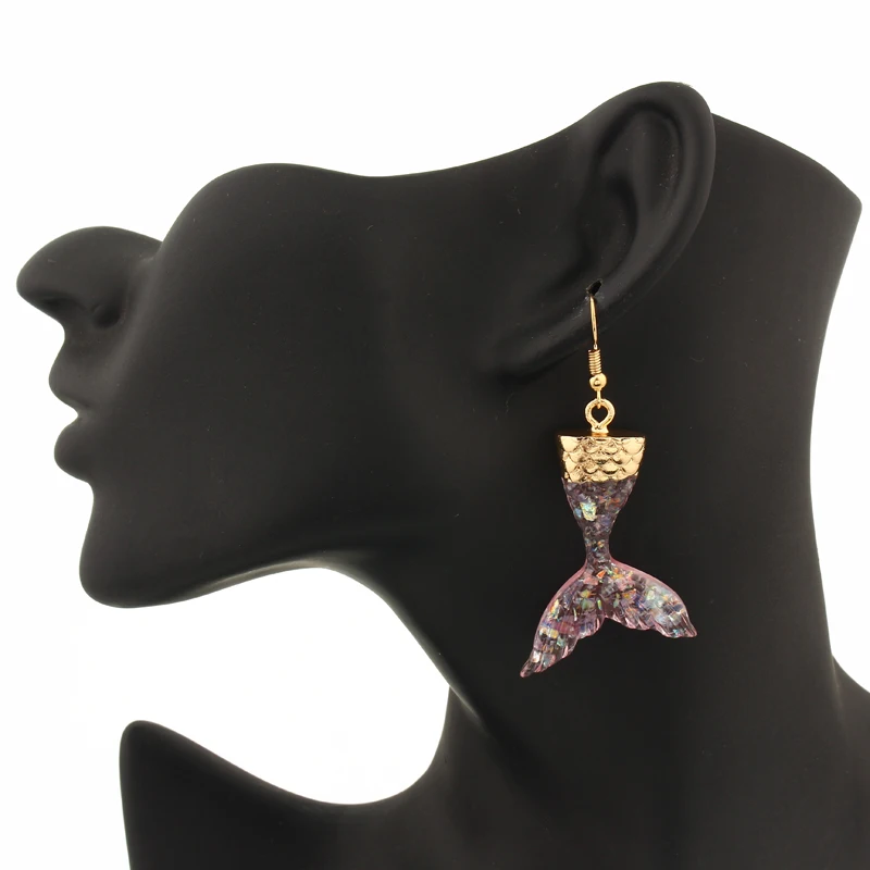 Женские Висячие серьги dayooff европейские корейские темпераментные висячие в виде