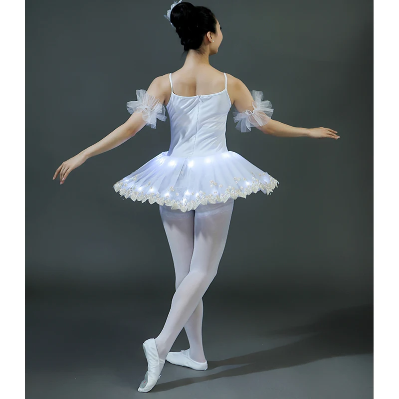Для взрослых балетный блестками Лебединое озеро светодиодный балетные Танцы