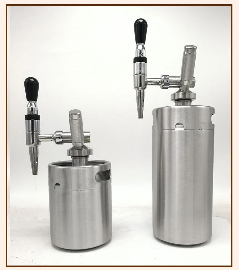 Homebrew пивной бочонок из нержавеющей стали нитро прибор для кофе с 2L бочонок для мини ремесло пивной бочонок пивоваренный Инструмент аксессуары высокого качества